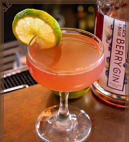 Black & Blueberry Gimlet – Yahara Bay