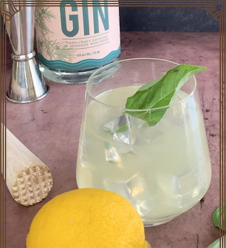 Gin Basil Smash – Yahara Bay